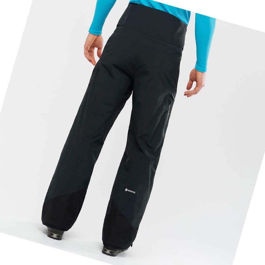 Pantalones De Esquí Salomon GRAVITY GORE-TEX Hombre Negros | MX 3125RVD